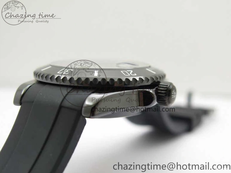 5GF Black Black Best SA3135 Cream Ceramic Dial Submariner on 40mm Strap Rubber Edition 1224